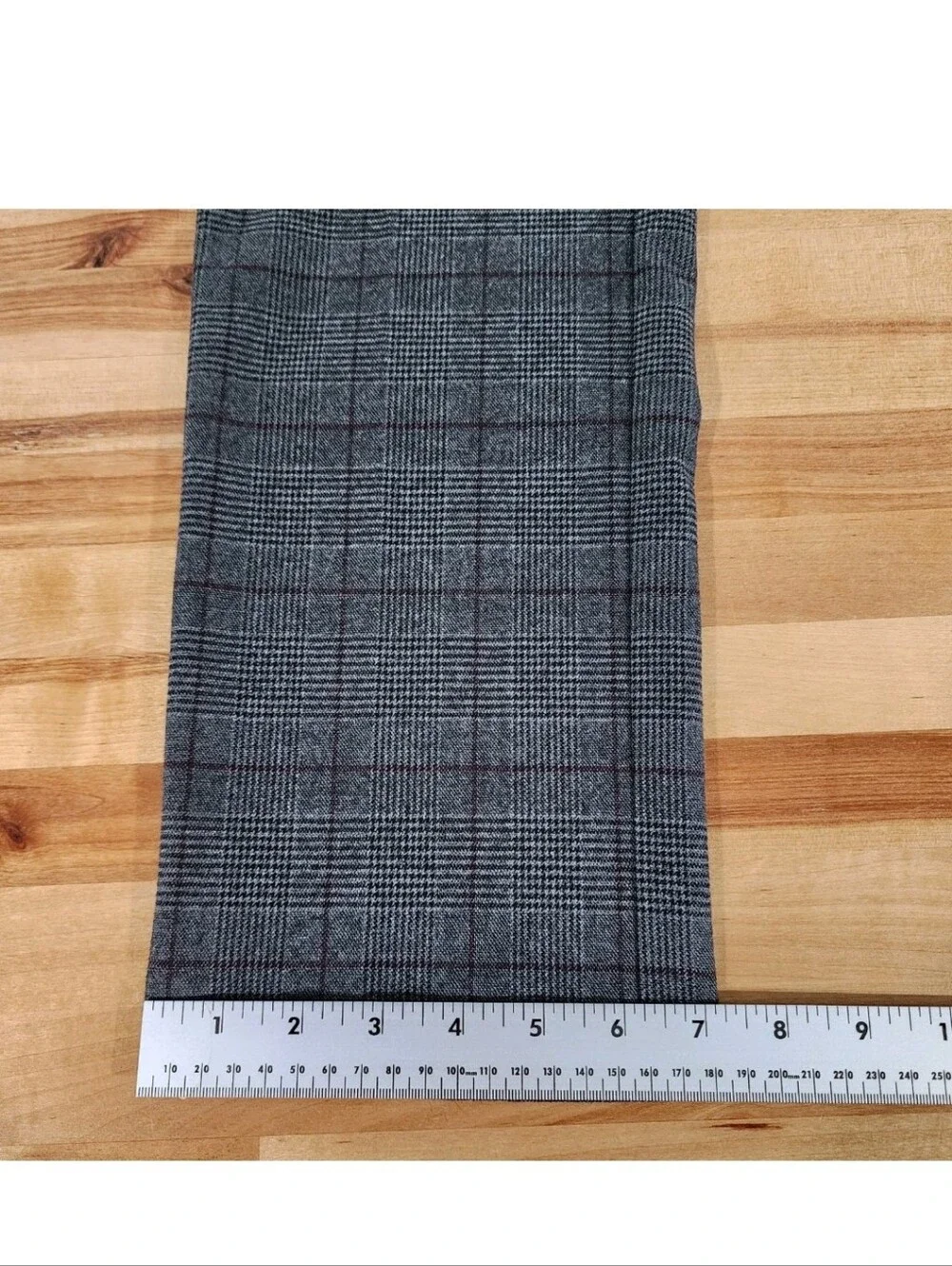 Tommy Hilfiger Dress Pants Mens 30x30 Gray Plaid TH Flex Stretch Flat Front NWT